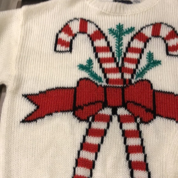 Hunters Run Oversized Candy Cane Holiday Sweater Size M - Picture 7 of 10